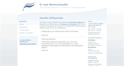 Desktop Screenshot of dr-scheufler-hanau.de
